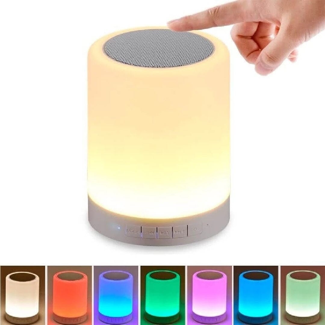 Caixa de Som Luminária Abajur RGB USB Bluetooth - LumiSound Abajur - 0029 YuDome 