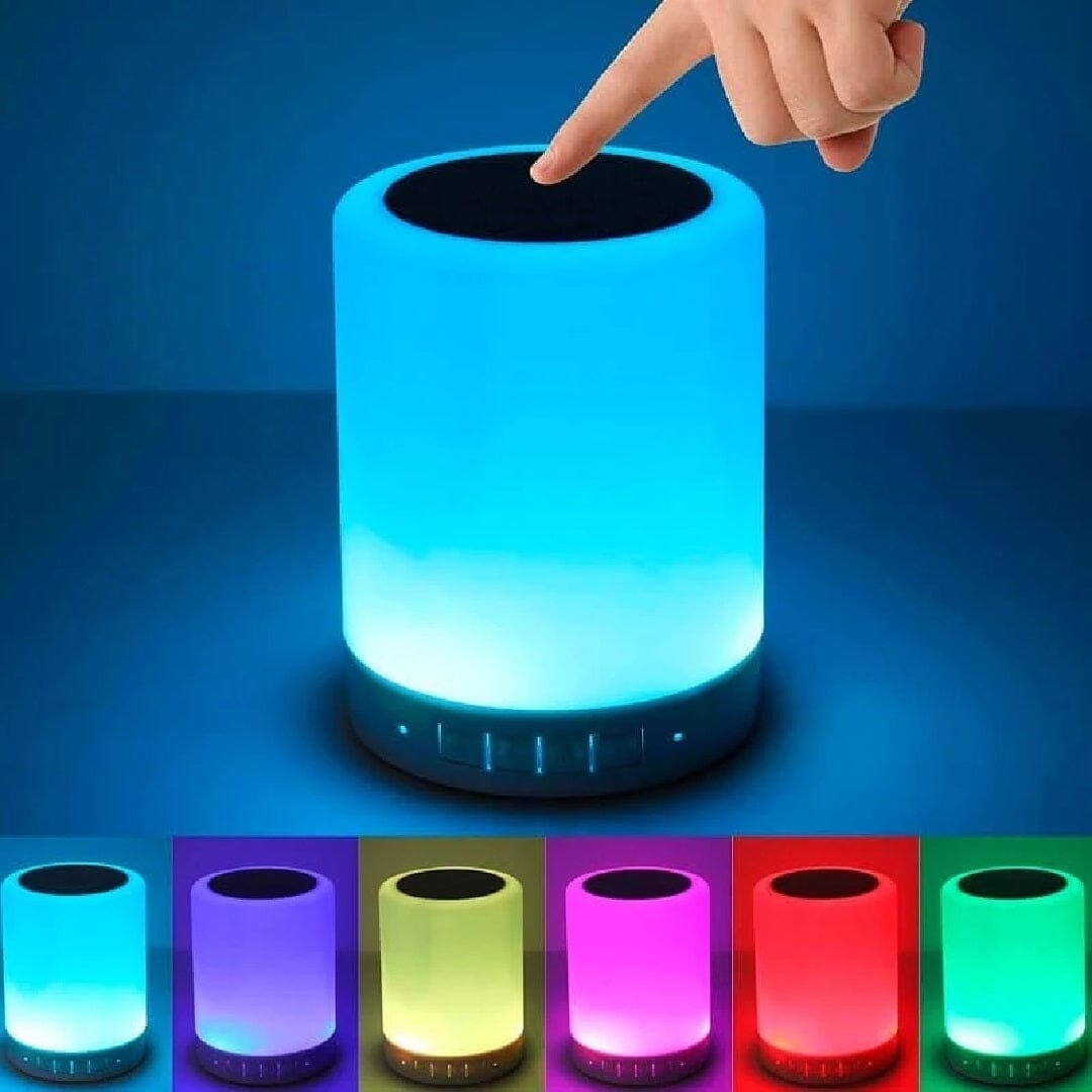 Caixa de Som Luminária Abajur RGB USB Bluetooth - LumiSound Abajur - 0029 YuDome 