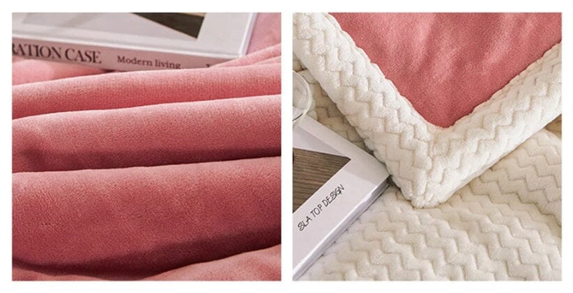 Cobertor Blanket Soft Dupla Face - Rosa Cobertor - 0018 YuDome 