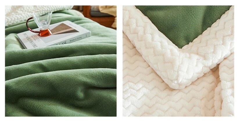 Cobertor Blanket Soft Dupla Face - Verde Cobertor - 0016 YuDome 