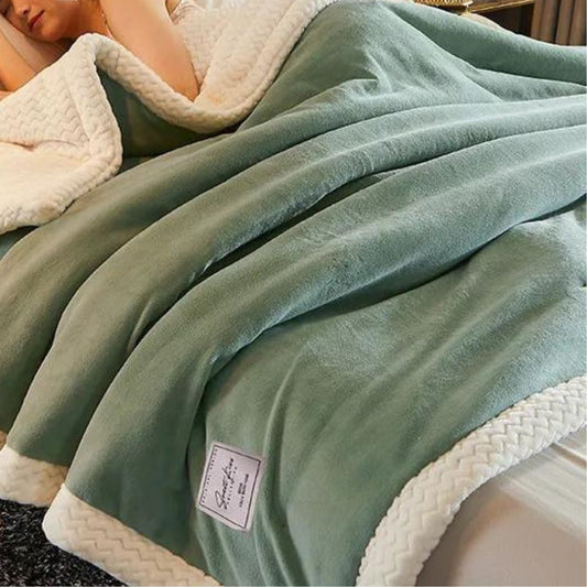 Cobertor Blanket Soft Dupla Face YuDome Verde 100x150cm 