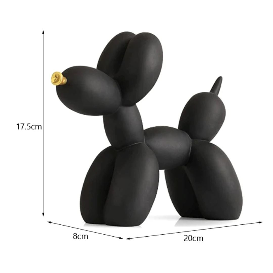 Escultura Doggy Balloon Matte Resina - 0009 YuDome 