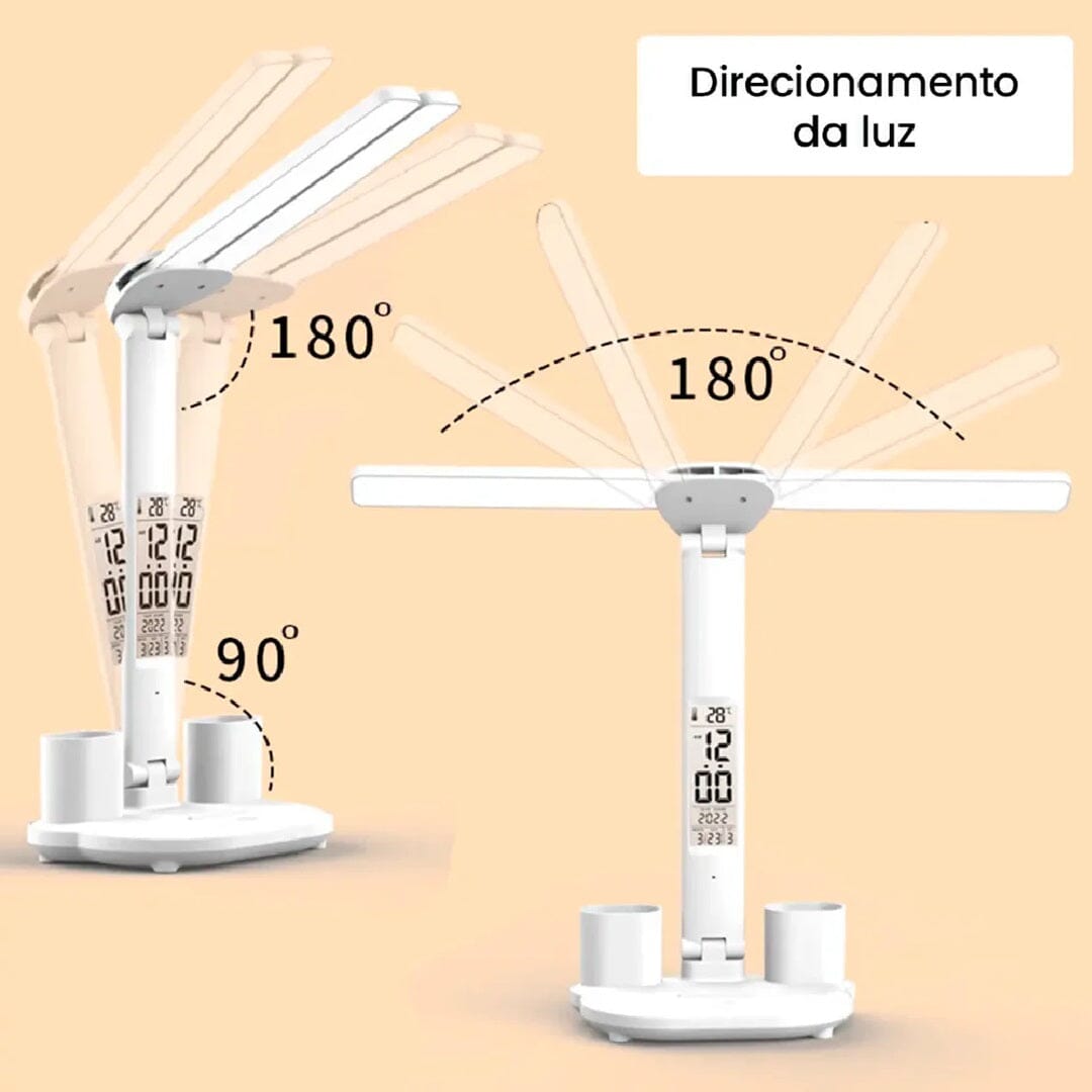 Luminária Abajur de Mesa com Suporte 180° USB Abajur - 0016 YuDome 