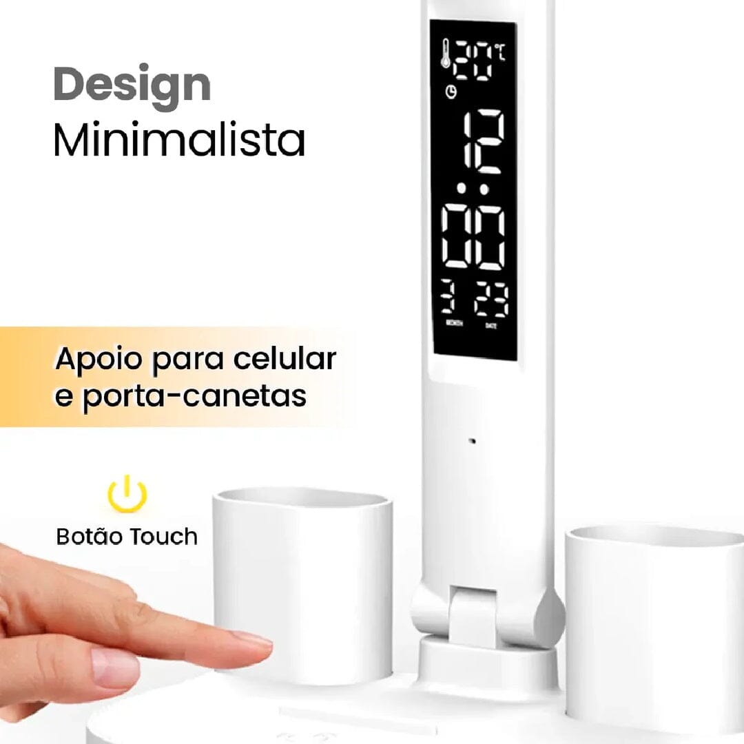 Luminária Abajur de Mesa com Suporte 180° USB Abajur - 0016 YuDome 