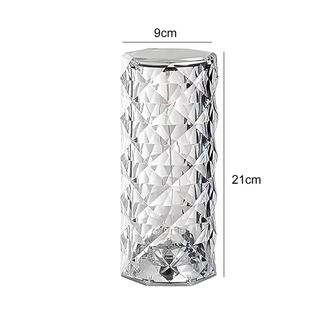Luminária Abajur de Mesa CrystalGlow Touch Abajur - 0030 YuDome 