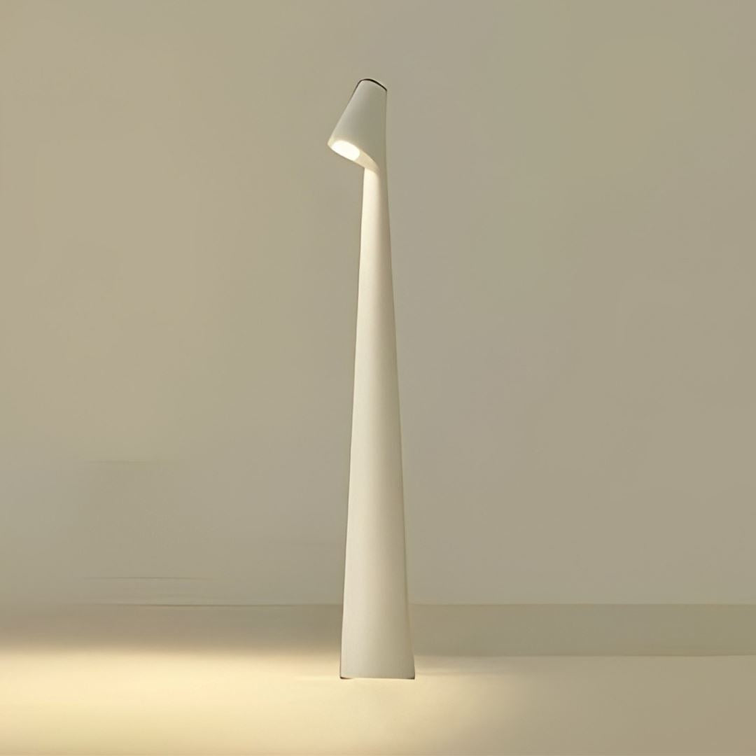 Luminária Abajur de Mesa Minimalista Egypt Touch LED Abajur - 0011 YuDome Branco 