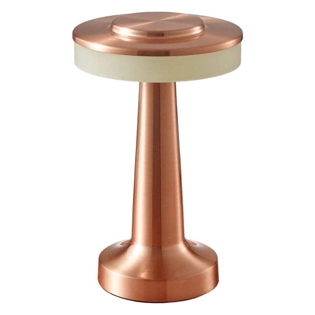 Luminária Abajur de Mesa RetroLux Touch LED Abajur - 0001 YuDome Bronze 