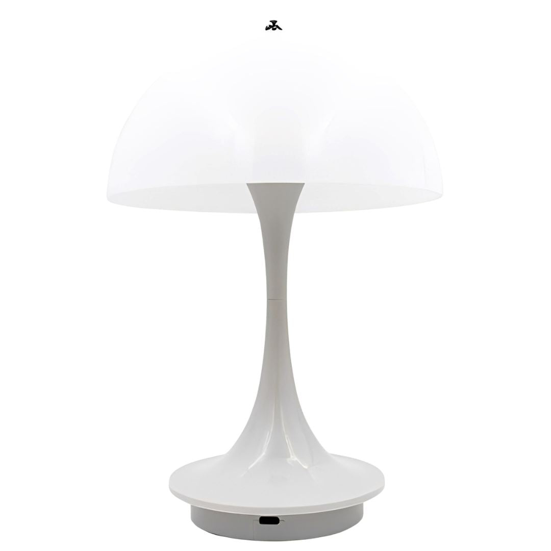 Luminária Abajur de Mesa Vintage Touch LED sem Fio Abajur - 0005 YuDome Cinza 