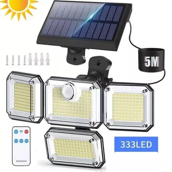 Luminária de Jardim Robotic Power Impermeável IP65 e Carregamento Solar YuDome 