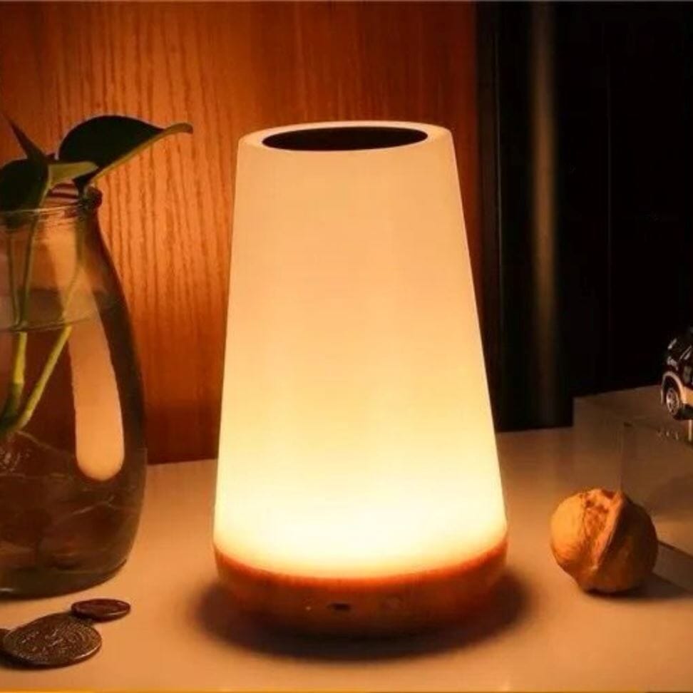 Luminária de Mesa ColorGlow Touch RGB USB - 13 cores e 5 intensidades Abajur - 0008 YuDome 