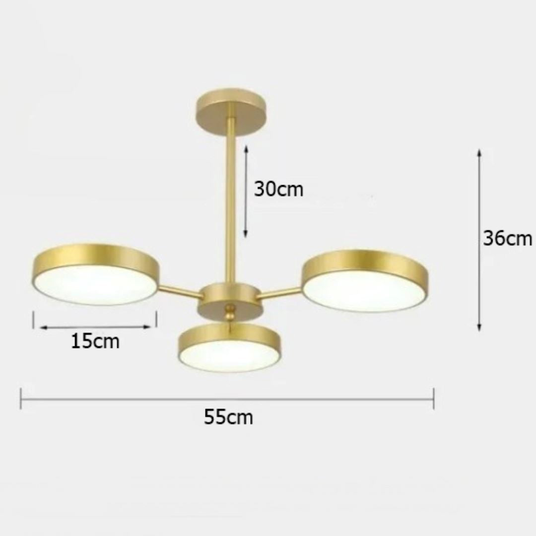 Lustre Luminária de Teto Sputnik Estelar Lustre - 0004 YuDome 