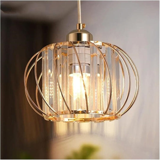 Lustre Pendente Arco Gold em LED YuDome 