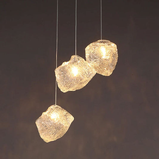 Lustre Pendente Cristal Elegance em LED Pendente - 0007 YuDome Luz Quente 