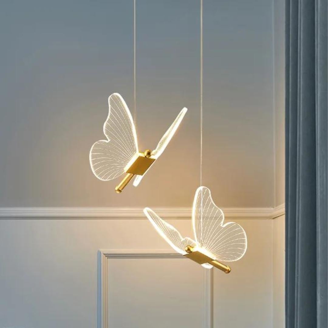 Lustre Pendente de Teto Butterfly Pendente - 0006 YuDome 