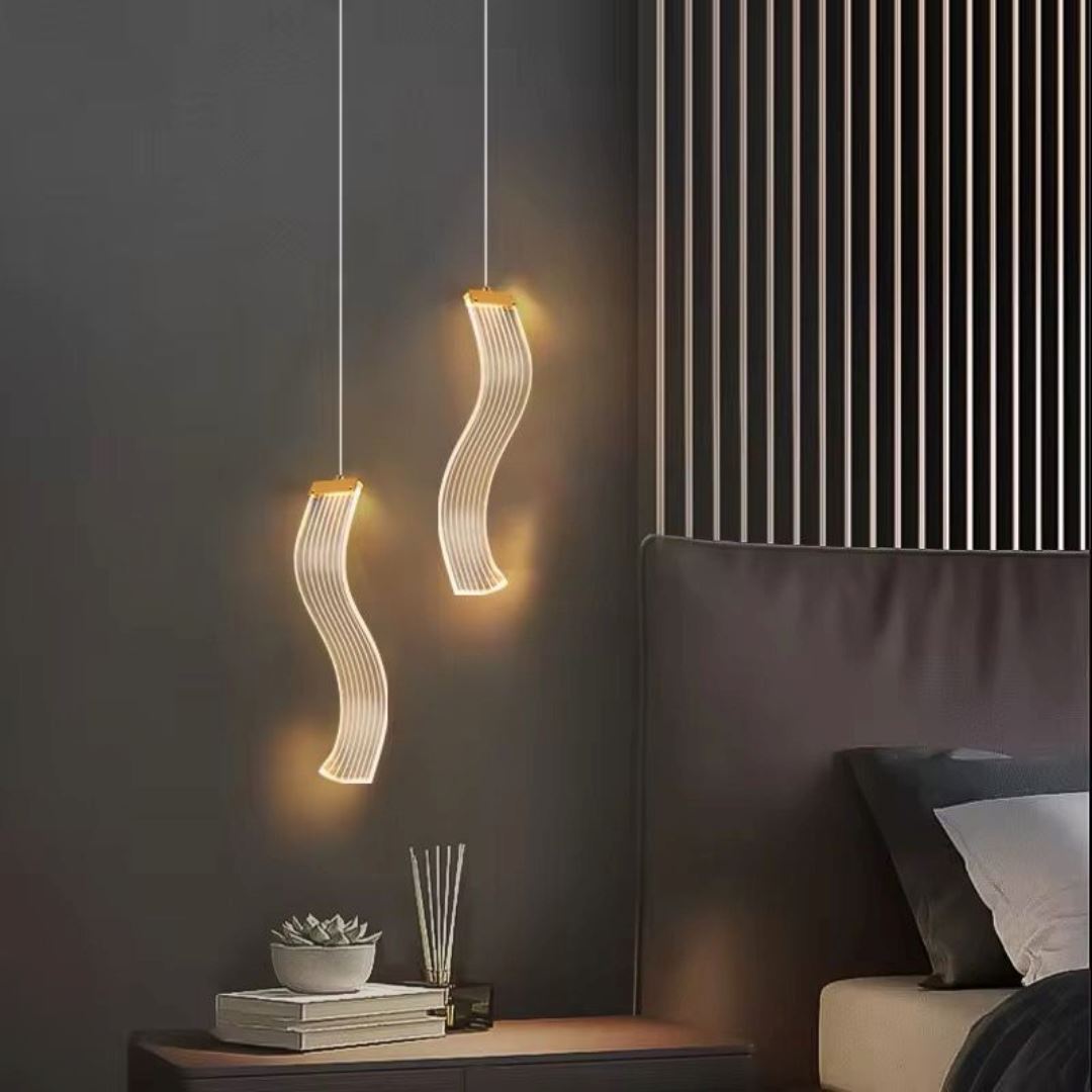 Lustre Pendente Duplo Light Wave Pendente - 0010 YuDome 