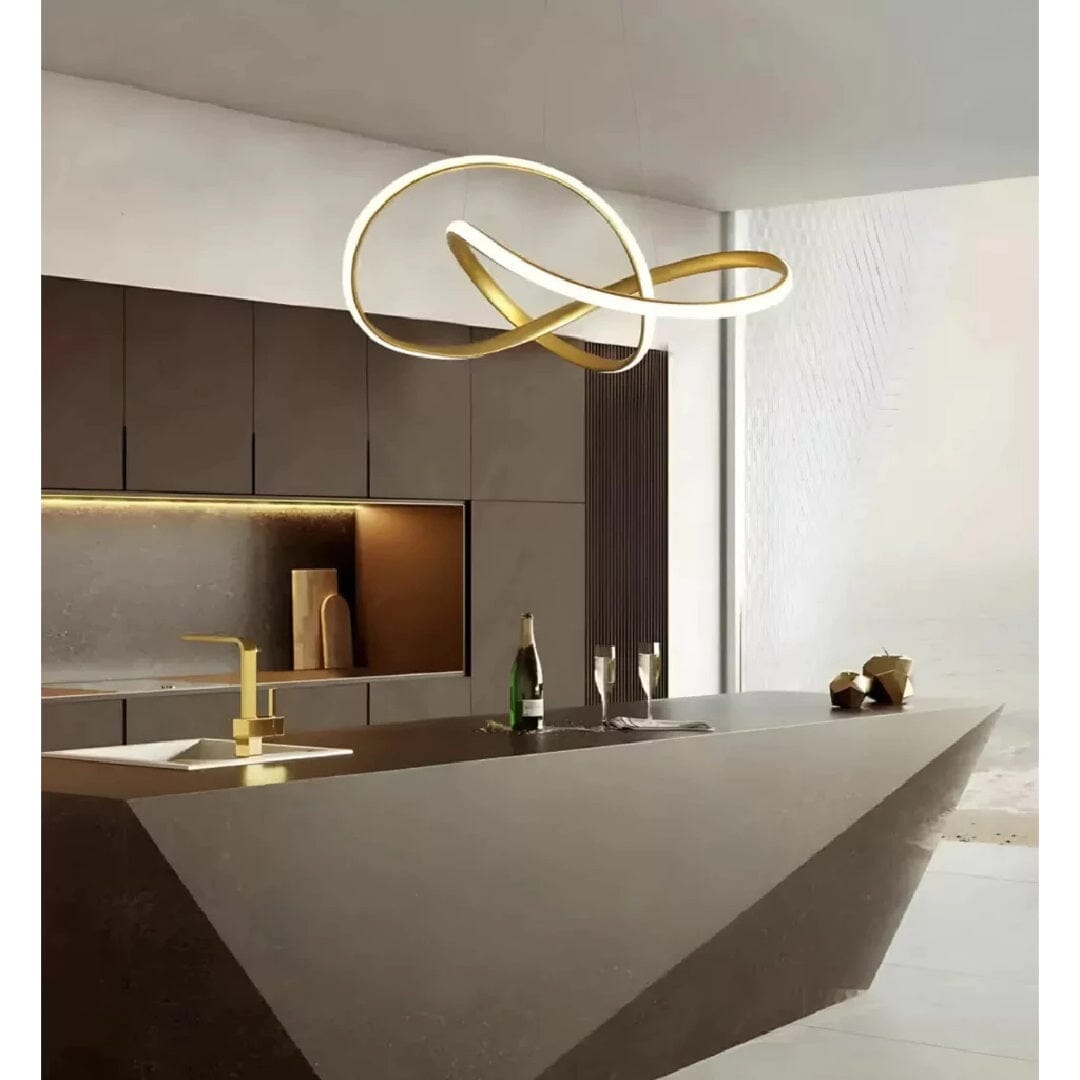 Lustre Pendente Elegance Twist LED YuDome 