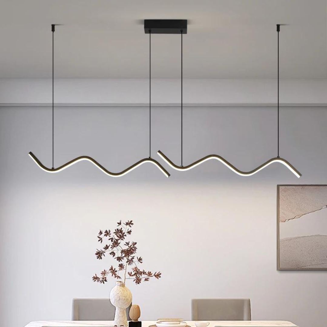 Lustre Pendente Stone Light Minimalista em Led YuDome 