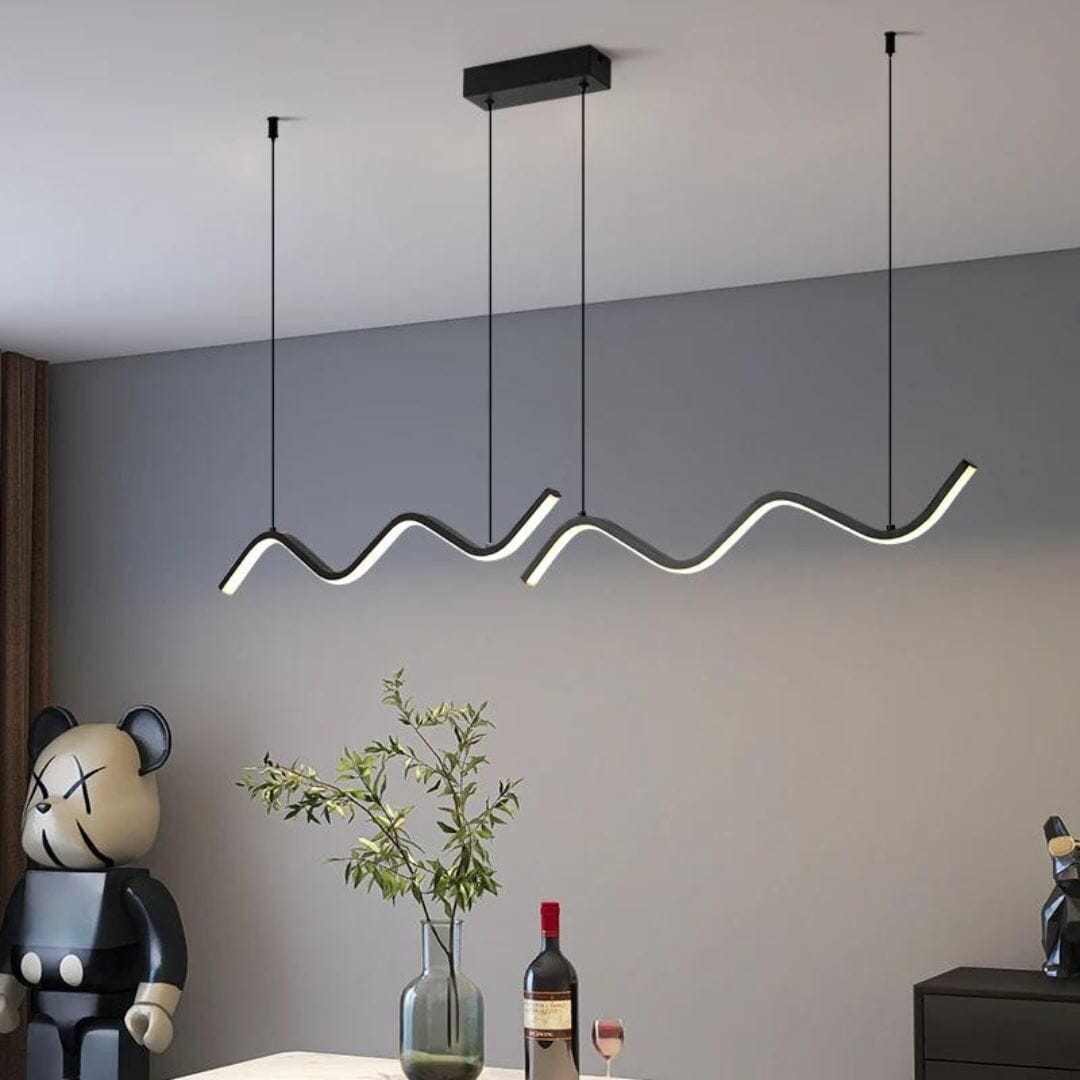 Lustre Pendente Stone Light Minimalista em Led YuDome Luz Fria 