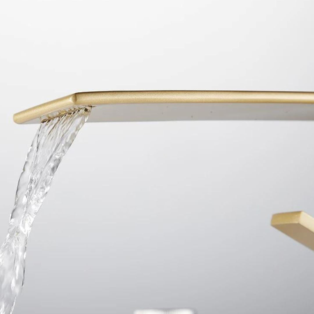 Torneira Clássica Ripple Gold para Cuba Banheiro e Lavabo TorneiraLavabo - 0005 YuDome 