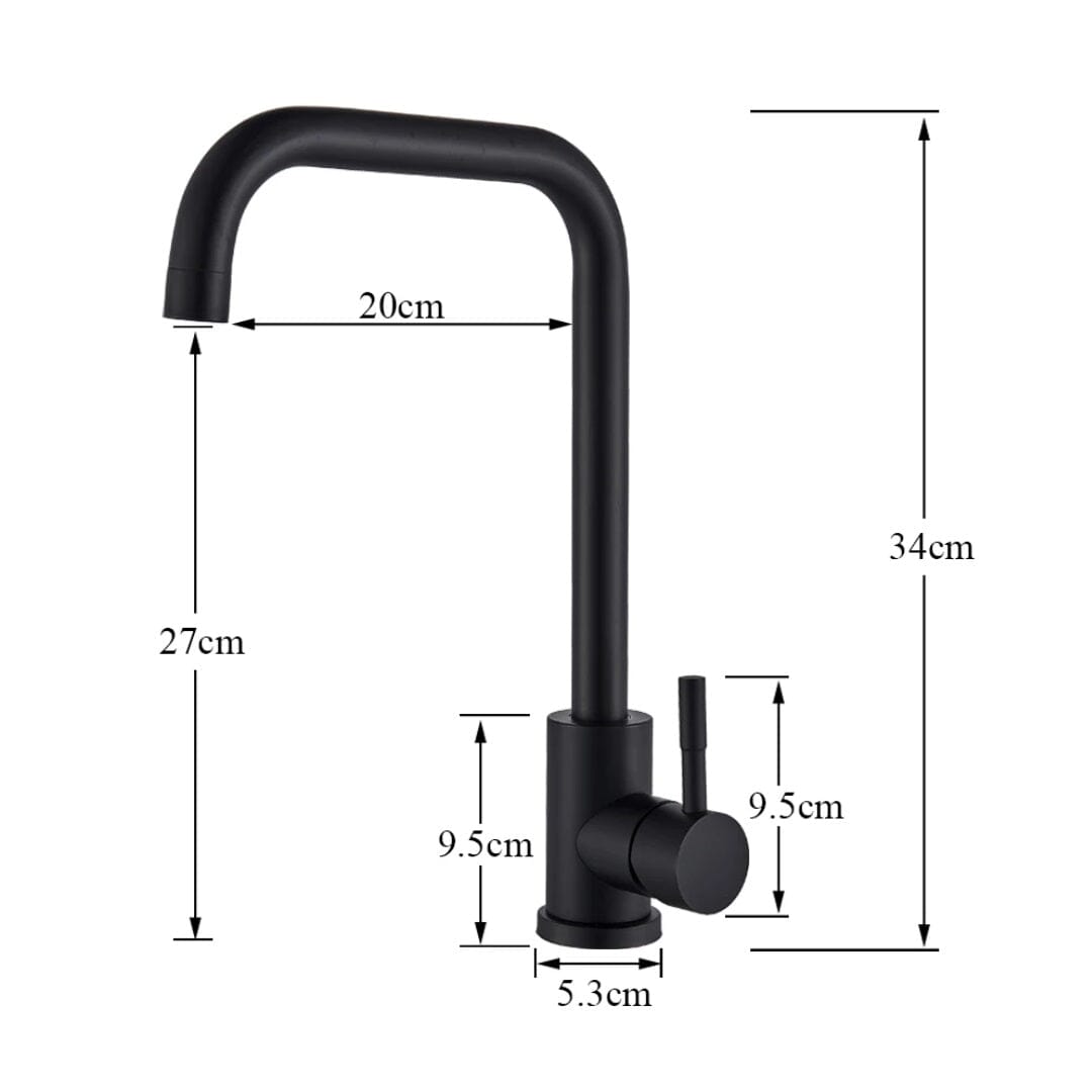 Torneira Quality Matte - Água Fria e Quente Torneira - 0018 YuDome 